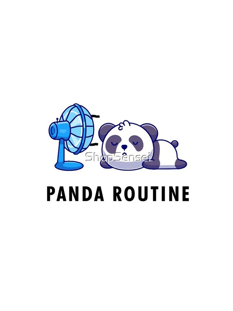 Thumbnail 5 of 5, iPhone Case, "Panda Routine" Artwork designed and sold by ShopSensei.
