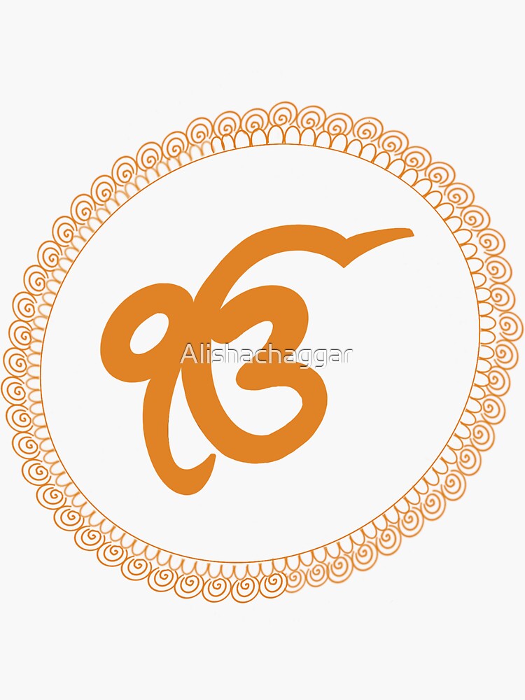 Ek Onkar Sticker For Sale By Alishachaggar Redbubble