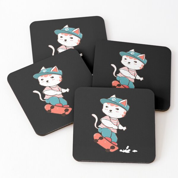 Item preview, Skateboarding Cat - Skaters Skateboard - Cat Lover designed and sold by Dressed For  Duty.