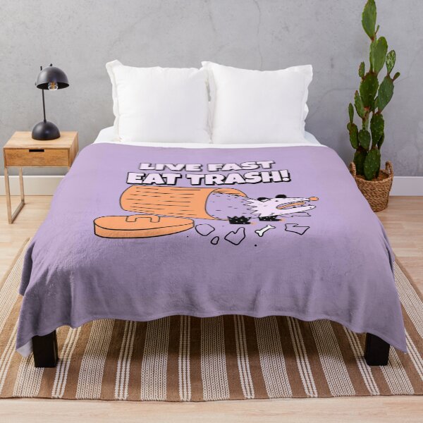 Item preview, Live Fast Eat Trash Possum Funny Design designed and sold by boopsblunt.