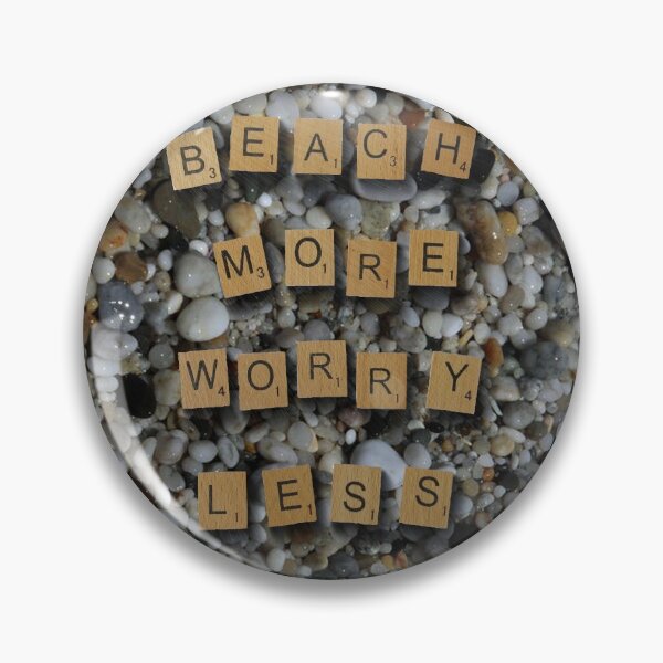 Item preview, Beach More, Worry Less! designed and sold by TTWG.