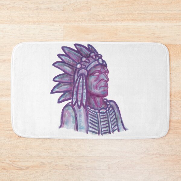 Item preview, Psychedelic Indian chief  designed and sold by ArtByBuckk.