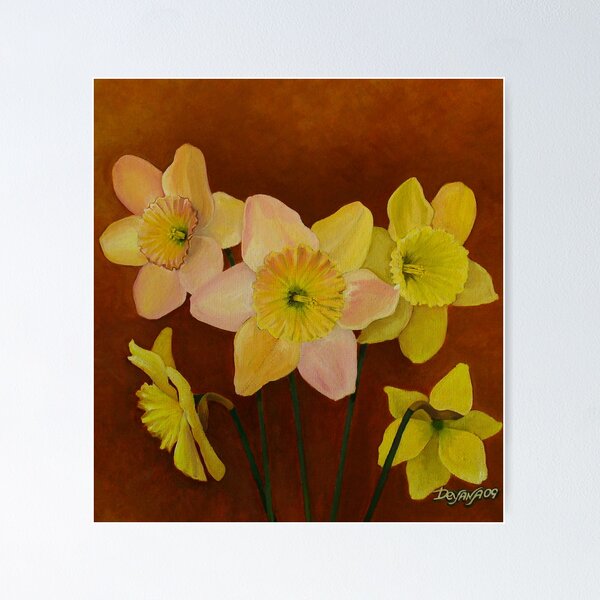 Item preview, DAFFODILS designed and sold by DeyanaDeco.