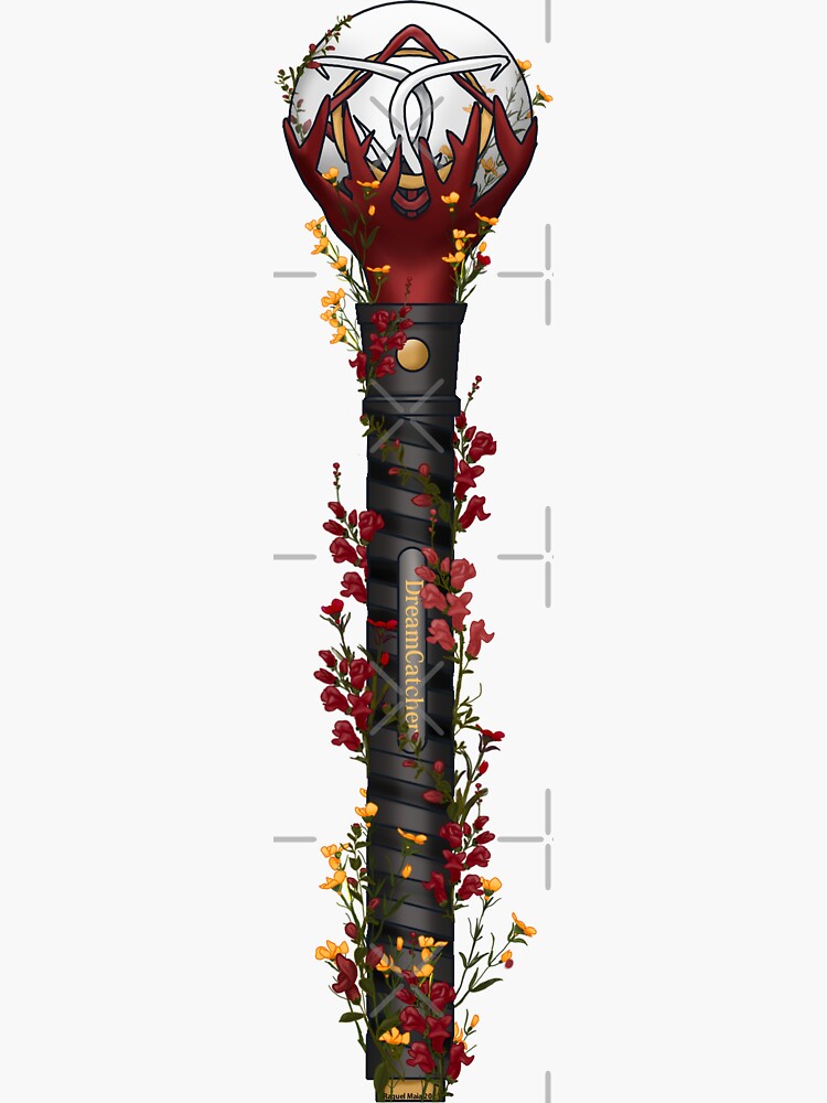 Pegatina «DreamCatcher Floral Lightstick kpop» de RetroAttic Redbubble