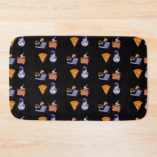 Item preview, Astronaut loves Pizza Set designed and sold by ZghoulStore.
