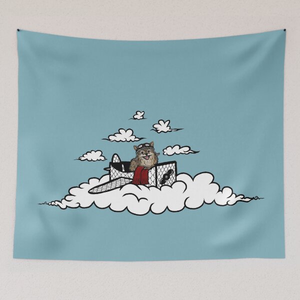 Item preview, Pom Pilot in Clouds designed and sold by Nico Del G.