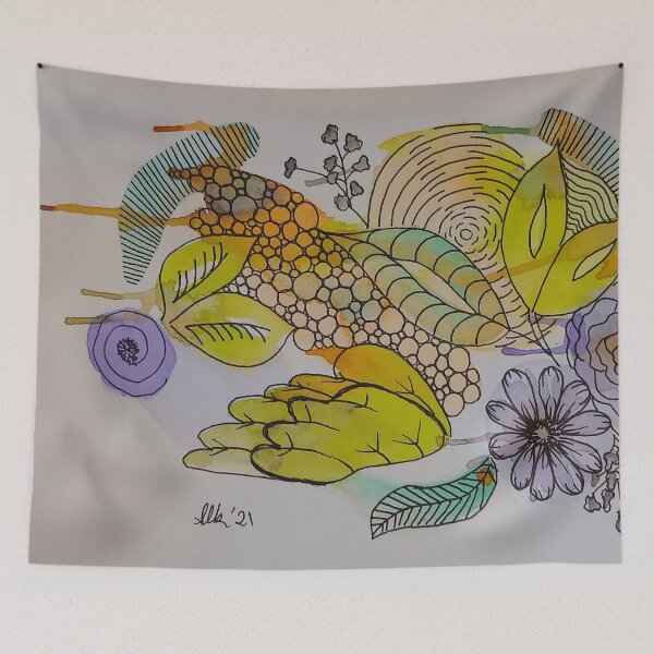 Item preview, Wind on the Prairie, Doodle designed and sold by ChristineShook.