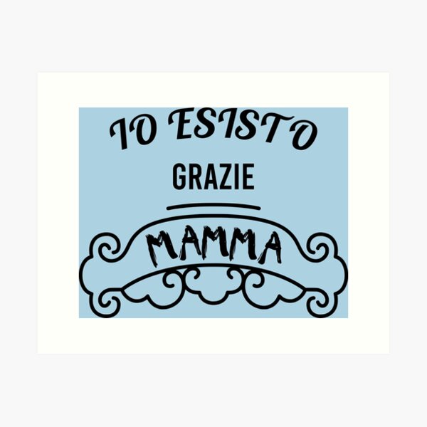 Mamma, idea regalo compleanno e festa della madre Greeting Card for Sale  by DeAmors