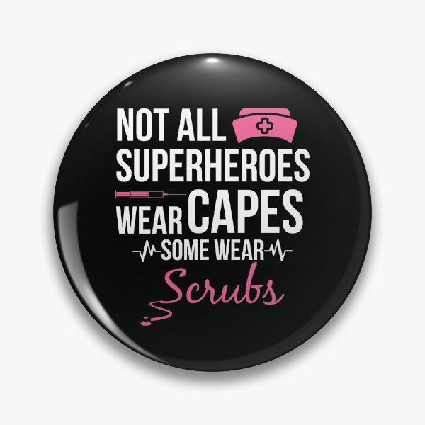 Item preview, Not All Superheroes Wear Capes Some Wear Scrubs designed and sold by AwesomeWorld1.