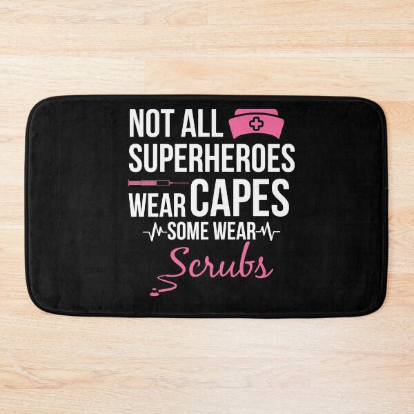 Item preview, Not All Superheroes Wear Capes Some Wear Scrubs designed and sold by AwesomeWorld1.