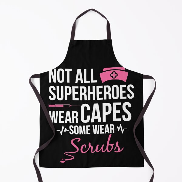 Item preview, Not All Superheroes Wear Capes Some Wear Scrubs designed and sold by AwesomeWorld1.