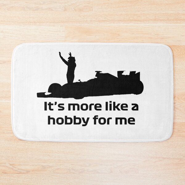 Item preview, Formula one, kimi raikkonen - "It's more like a hobby for me" quote designed and sold by IrishBeast.