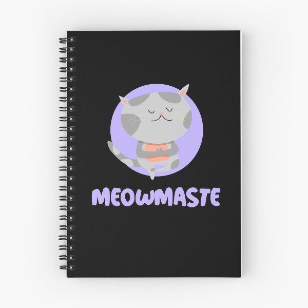 Item preview, Meowmaste Yoga Cat Meditation designed and sold by hendeJens.