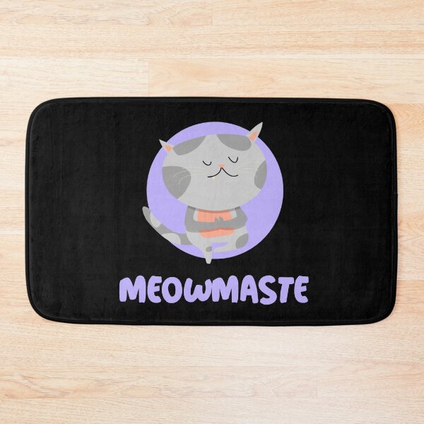 Item preview, Meowmaste Yoga Cat Meditation designed and sold by hendeJens.