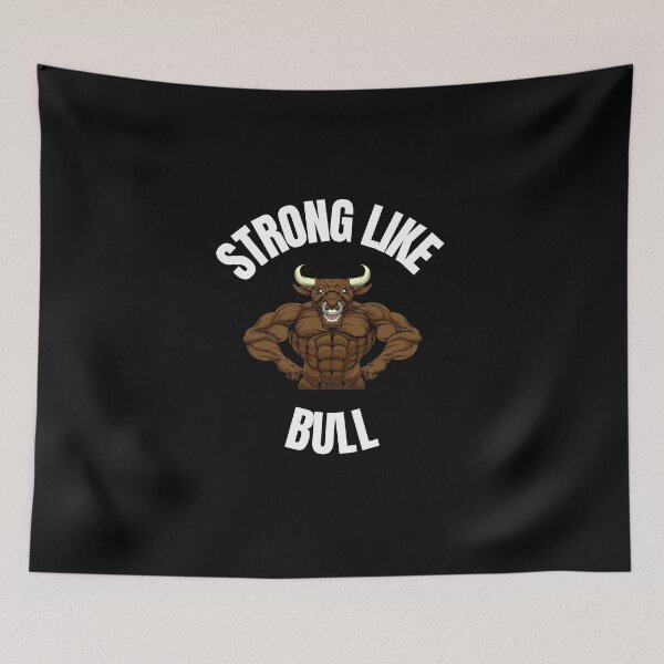 Item preview, Strong like Bull Bodybuilding Powerlifting Weight training designed and sold by Bearded-Viking.