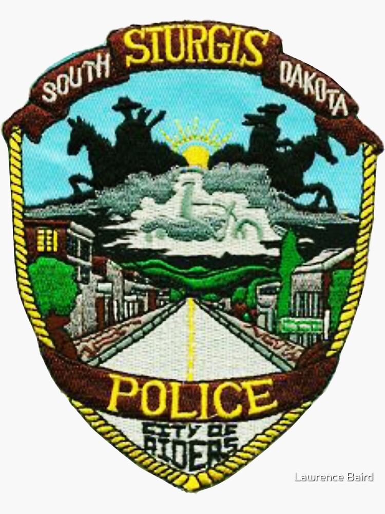 "Sturgis South Dakota Police Department" Sticker for Sale by