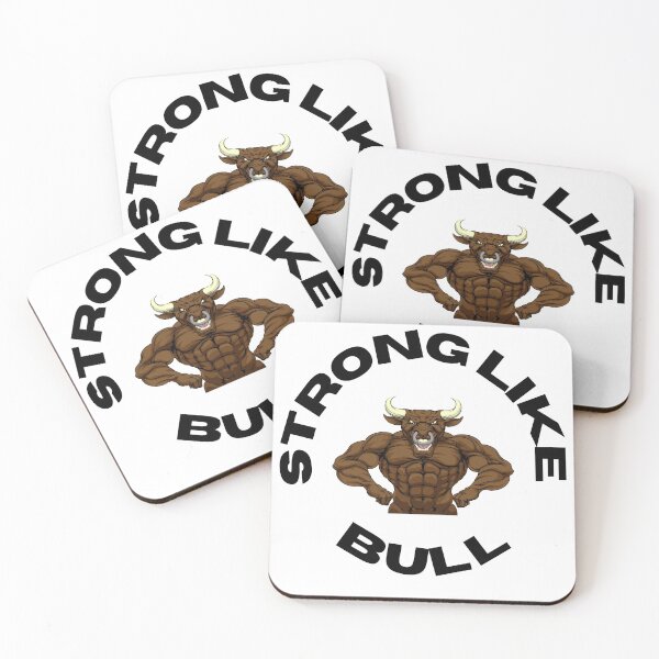 Item preview, Strong like Bull Bodybuilding Powerlifting Weight training designed and sold by Bearded-Viking.