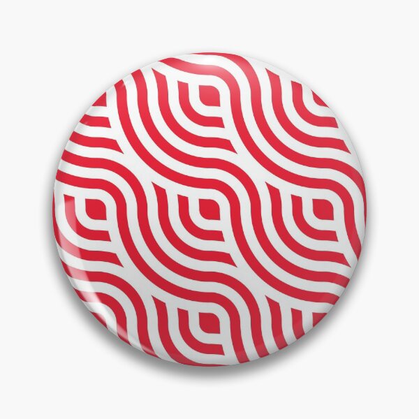 Item preview, White and Red Geometric Wave, Abstract Sea Cloud Wind designed and sold by Moyanana.