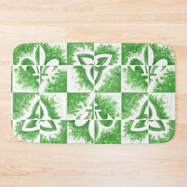 Item preview, Bandera Franco-Ontariana - Diseño Abstracto designed and sold by Lynn Callewaert.