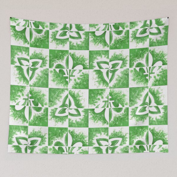 Item preview, Franco-Ontarian Flag - Abstract Design designed and sold by Lynn Callewaert.