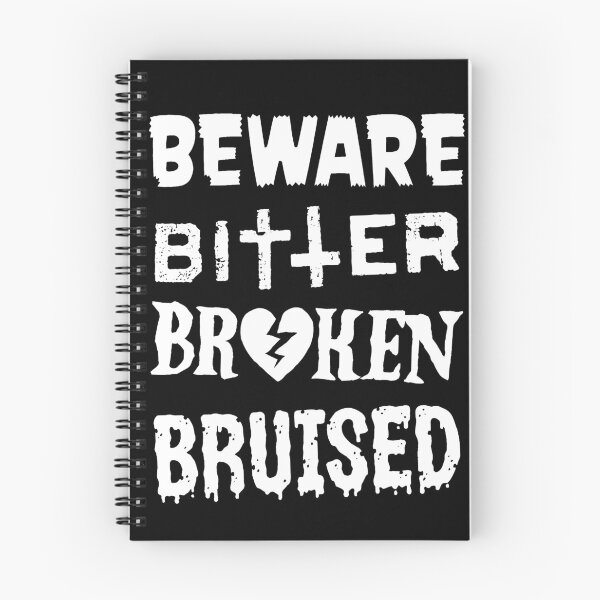 Item preview, Beware Bitter Broken Bruised designed and sold by SpreadForSatan.