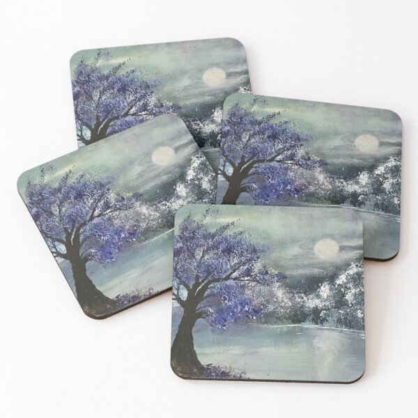 Item preview, Lilac Tree in Moonlight designed and sold by HelenStamp.