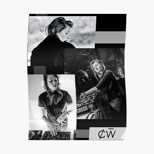 Charlotte de Witte - schwarz und weiß Poster