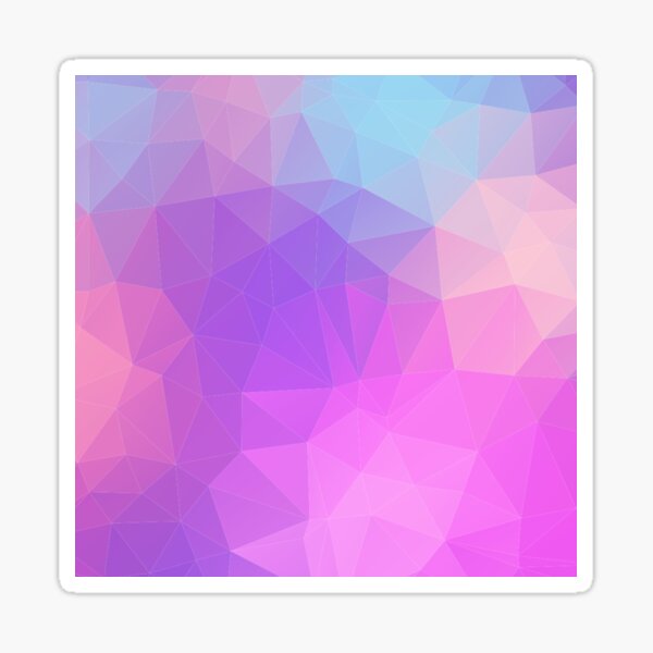 Ornamental Pattern With Purple Color Sticker