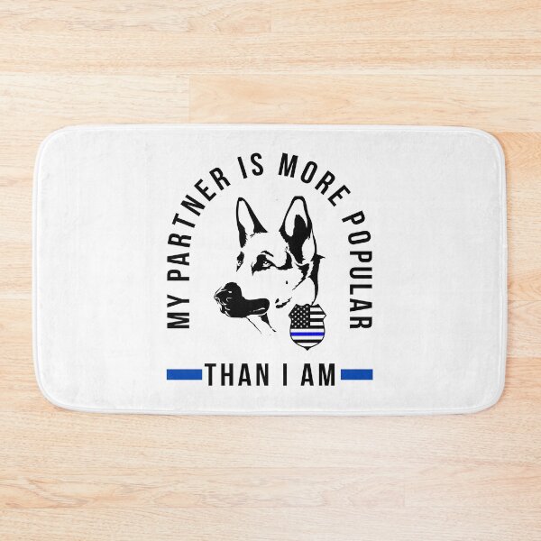 Item preview, K9 Police Officer Dog / German Shepherd Partner Funny Canine design designed and sold by CreatedByHeidi.