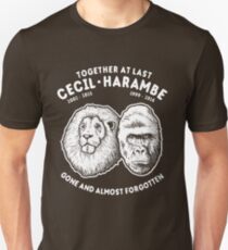 Cecil Harambe Memorial T-Shirt Unisex T-Shirt