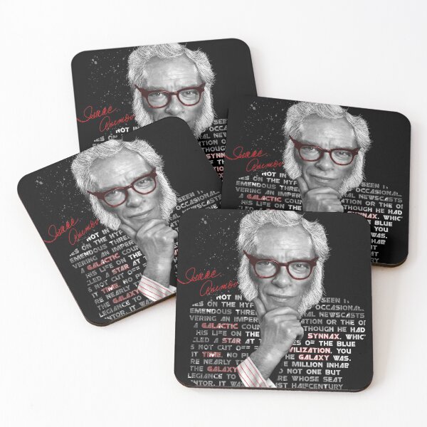 Item preview, Isaac Asimov, science fiction writer designed and sold by Milena Taranu.