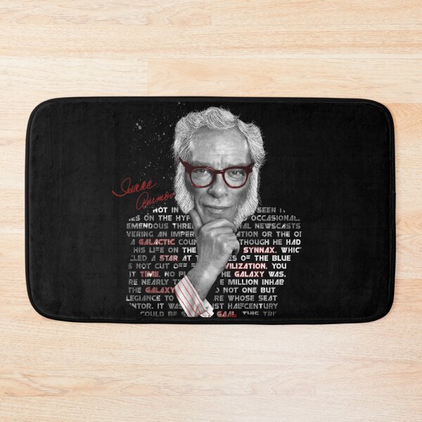 Item preview, Isaac Asimov, science fiction writer designed and sold by Milena Taranu.