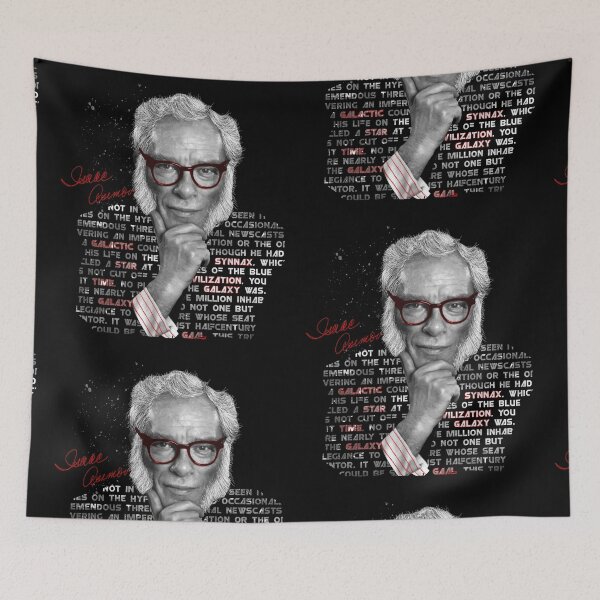 Item preview, Isaac Asimov, science fiction writer designed and sold by Milena Taranu.