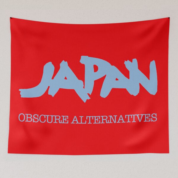 Item preview, Japan - 'Obscure Alternatives' Logo RED designed and sold by Only Japan, Bowie, New Order, Ultravox.
