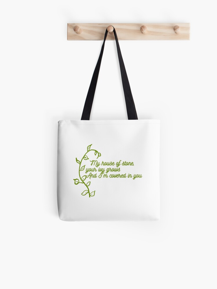 Ivy Lyrics by TS from Evermore Tote Bag for Sale by petridishbaby