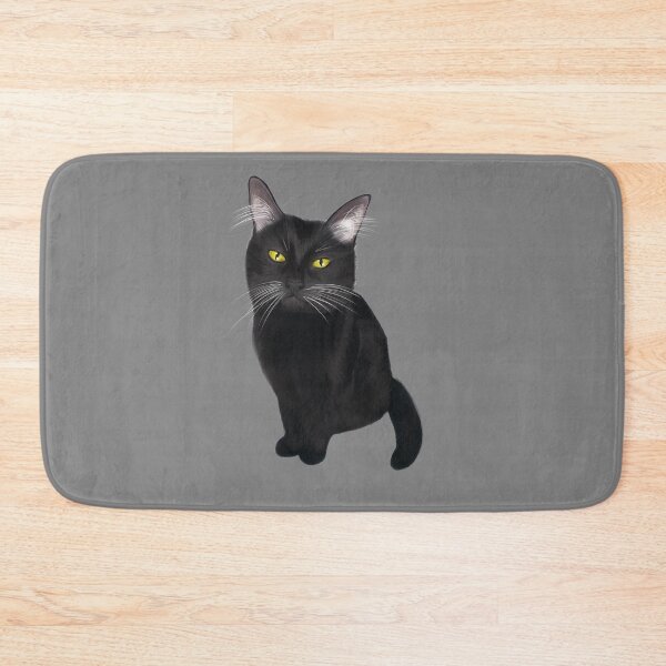 Item preview, Black Cat Pet Portrait designed and sold by Nico Del G.