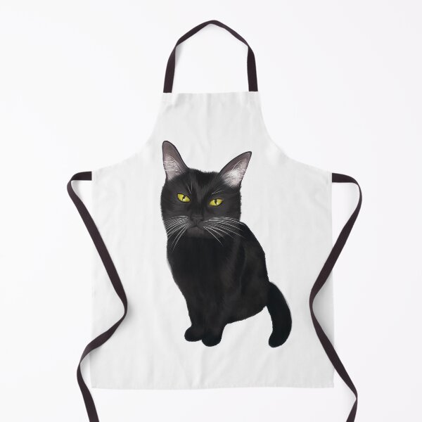 Item preview, Black Cat Pet Portrait designed and sold by Nico Del G.
