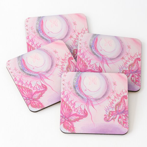 Item preview, Pink Butterfly Moon designed and sold by Kriya-Stargate.