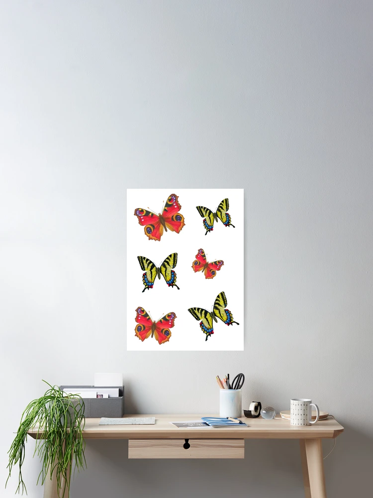 Thumbnail 2 of 3, Poster, Butterfly design  designed and sold by ColorSplendor.