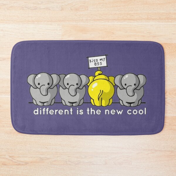 Item preview, Different is the new cool elephants designed and sold by dudilyra.