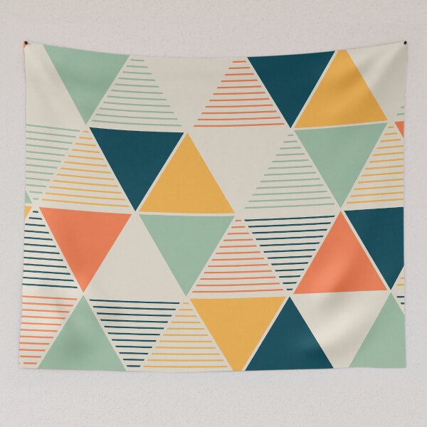 Item preview, Awesome Art Geometric Colourful Psychedelic Ripple Pattern designed and sold by LifeQuotes.