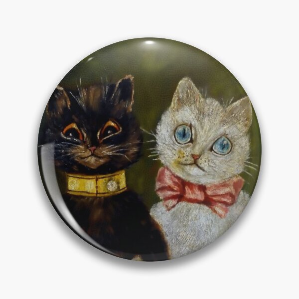 Item preview, “Bride and Groom” by Louis Wain designed and sold by PatricianneK.