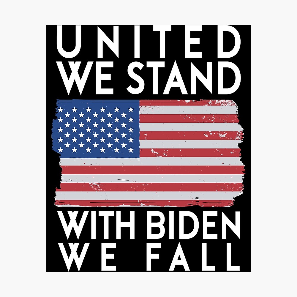 biden falling memes, Joe Biden Falling Stairs Meme, United We Stand With Biden We Fall " Poster for Sale by jack-trh | Redbubble