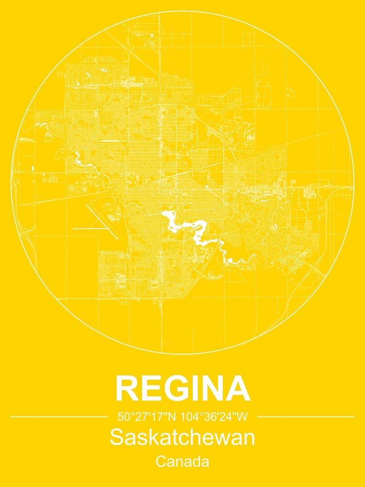 "Regina (Saskatchewan, Canada) City Map" Poster for Sale by jesse 