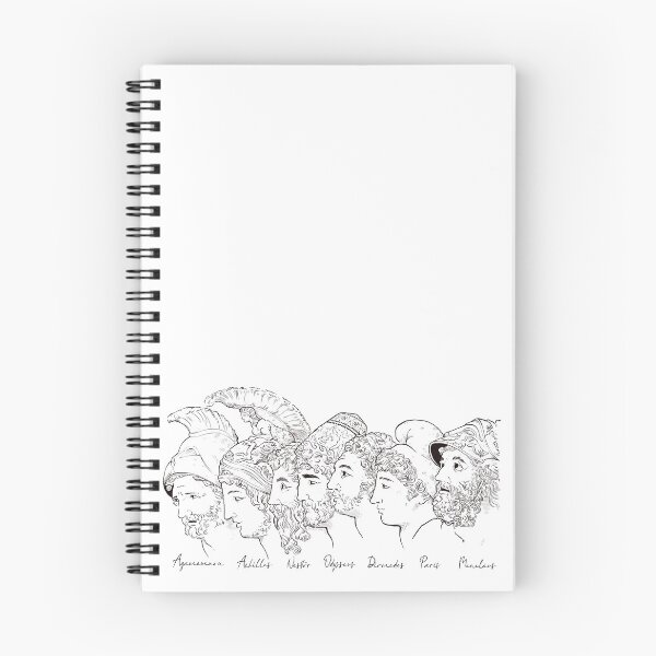 Item preview, The Homeric Heroes (...and Paris) designed and sold by ClassicsForPlebs.