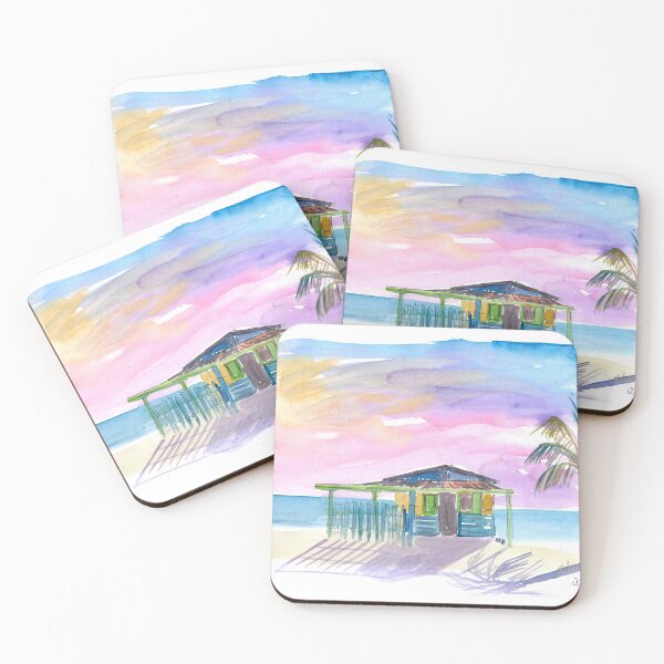 Item preview, Caribbean Beach Bar House in Virgin Gorda designed and sold by artshop77.