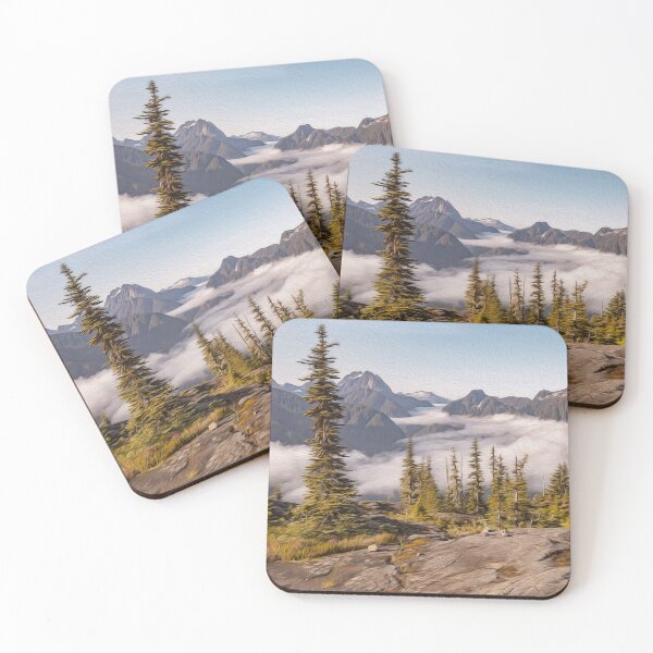 Item preview, Stone-scape Mountains and Evergreen Trees designed and sold by ACC .