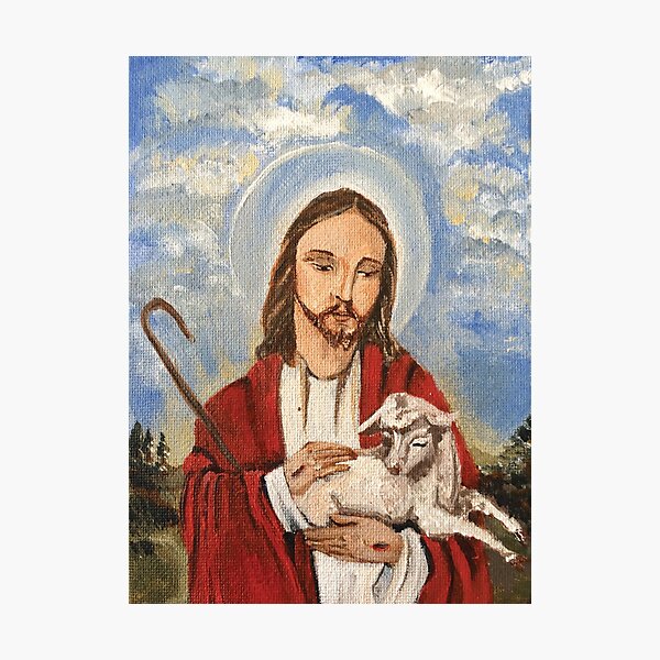 Item preview, Christ the good shepherd designed and sold by Evan  Carlinsmith.