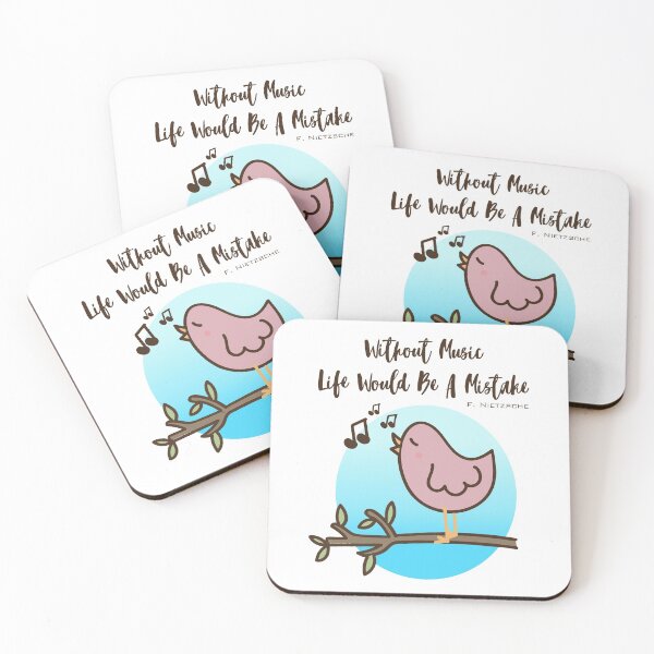 Item preview, Without Music Life Would Be A Mistake quote – Friedrich Nietzsche. designed and sold by angelisart.