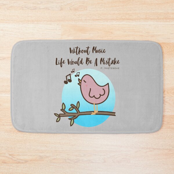 Item preview, Without Music Life Would Be A Mistake quote – Friedrich Nietzsche. designed and sold by angelisart.
